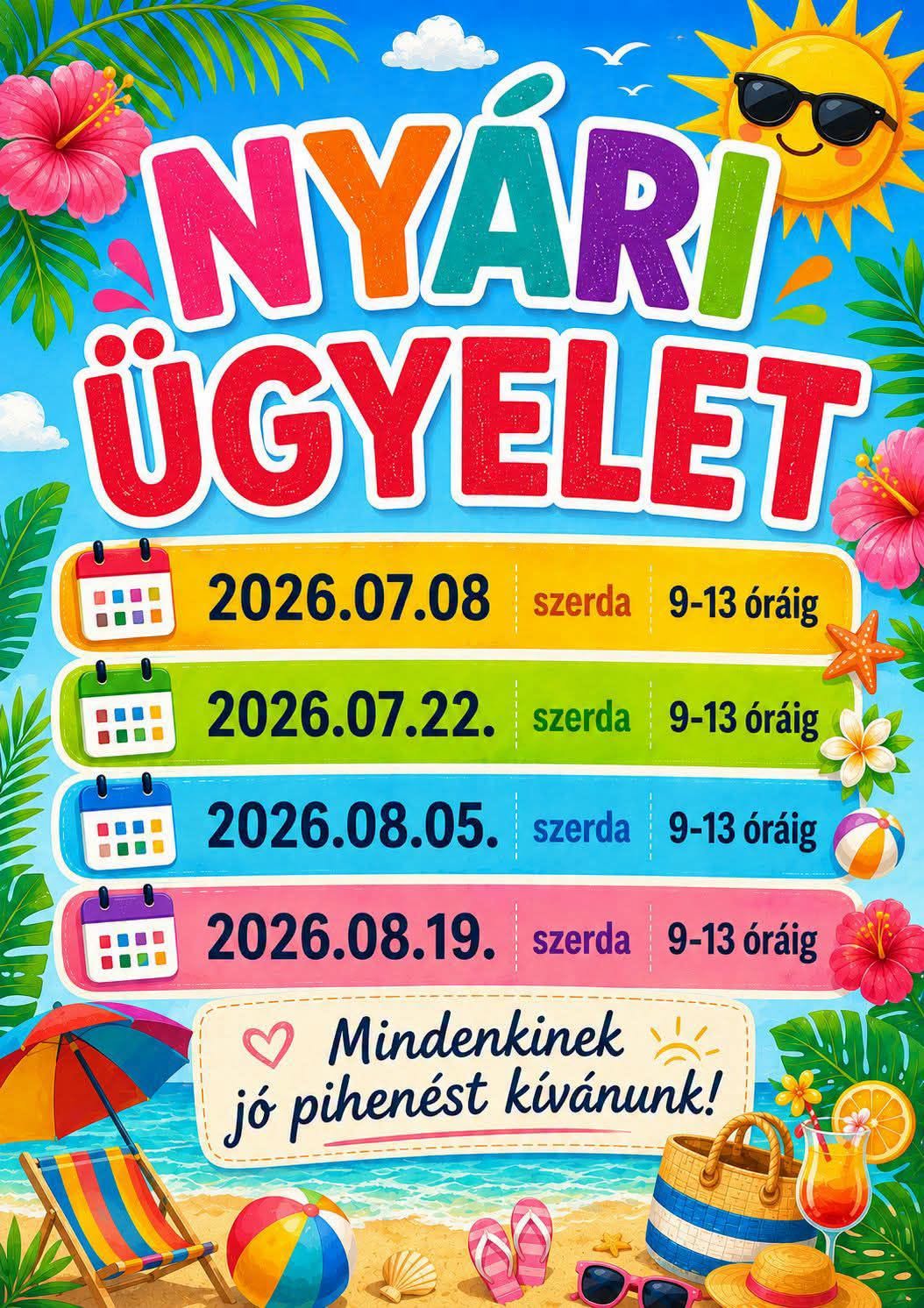 Nyári ügyelet